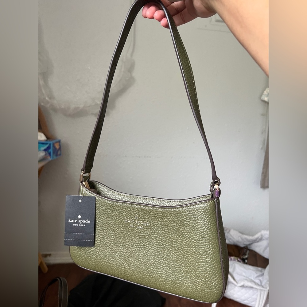 Kate Spade Olive Green Shoulder Bag